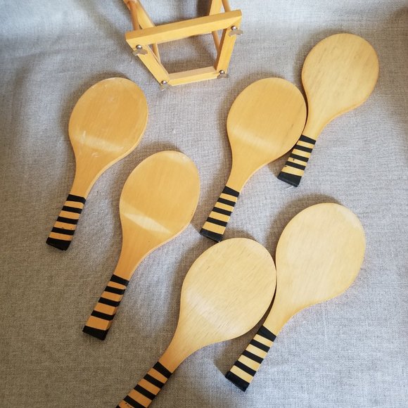 Vintage Tennis Rackets Coasters Set - Picture 7 of 7